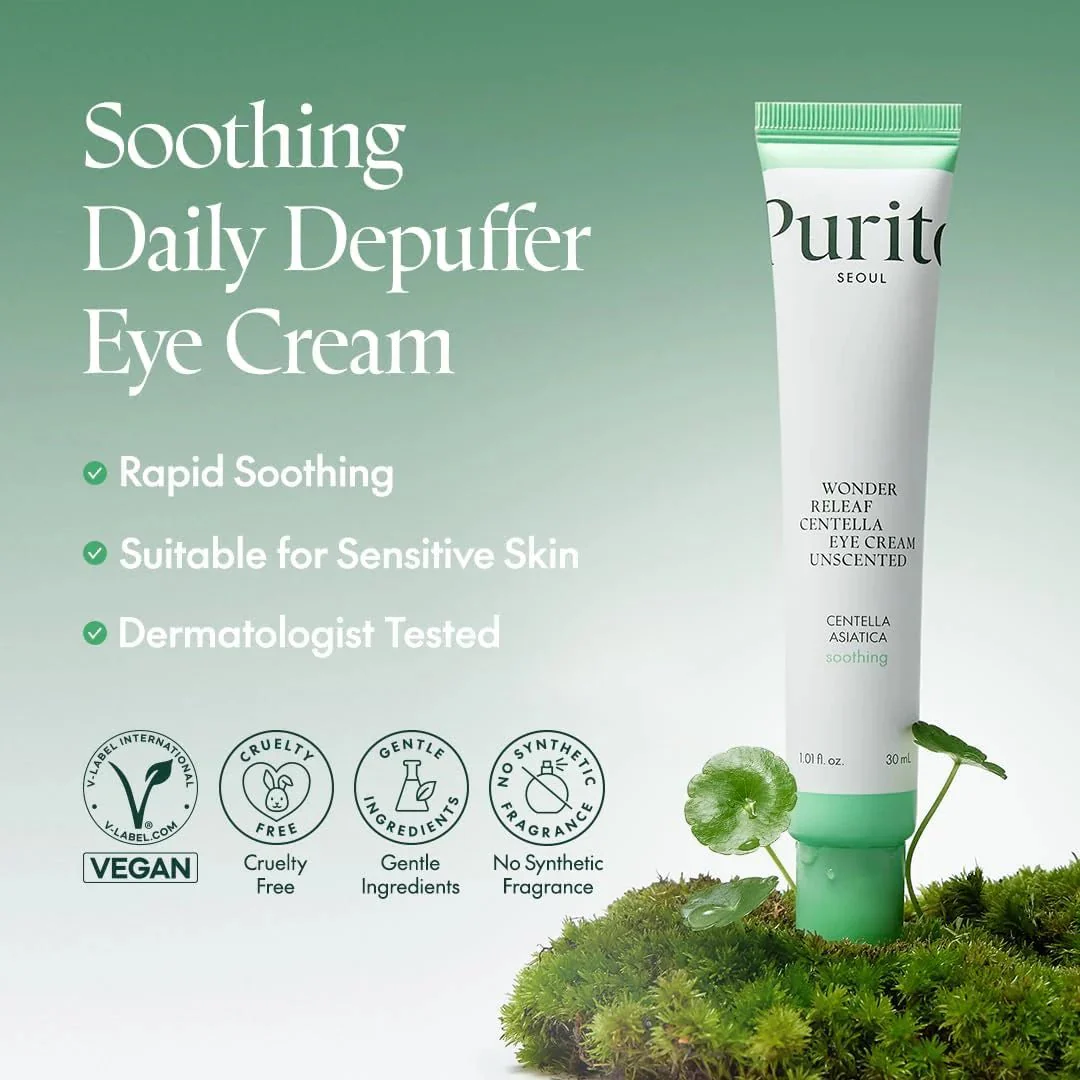 Purito Wonder Releaf Centella Eye Cream Unscented 30ml - Image 3