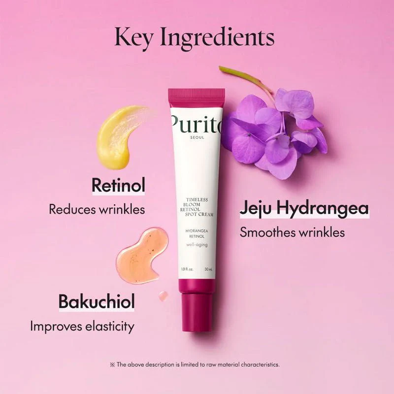 Purito Timeless Bloom Retinol Spot Cream 30ml - Image 3