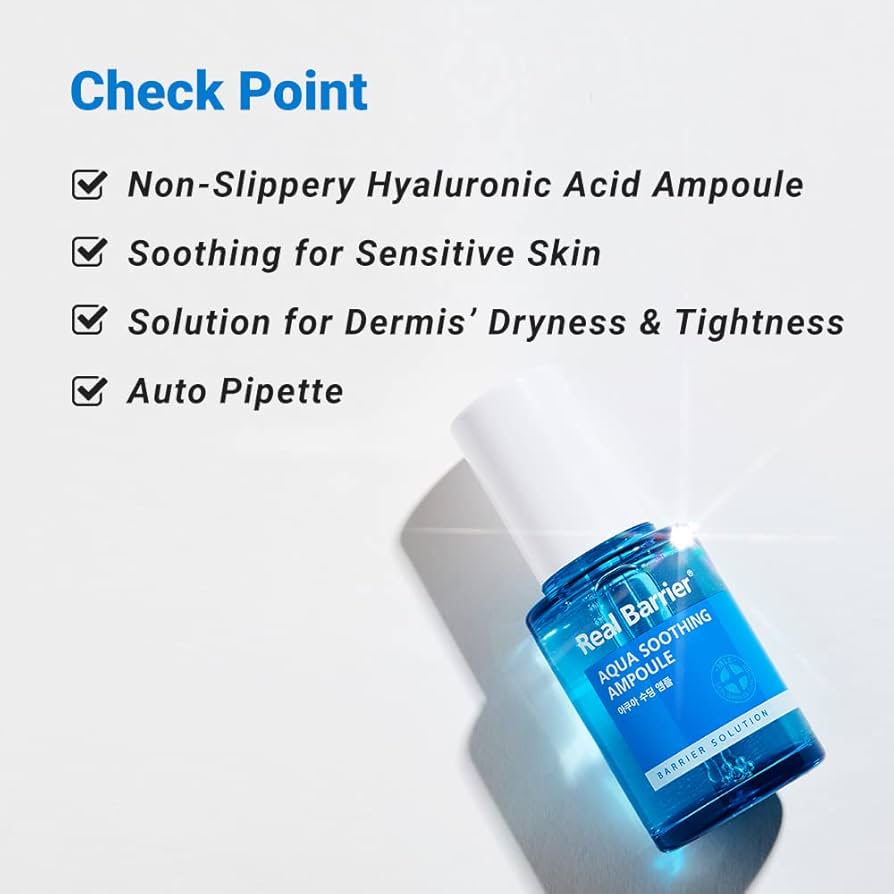 Real Barrier Aqua Soothing Ampoule 50ml - Image 5