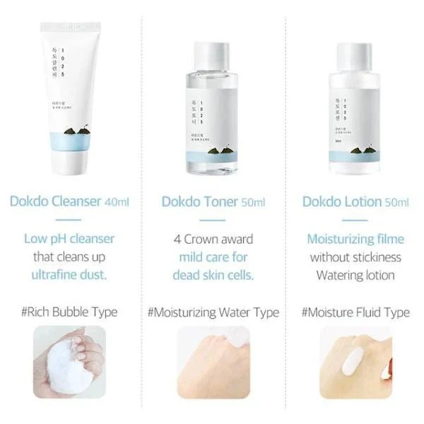 Round Lab 1025 Dokdo On the Go Kit For Dry & Sensitive Skin - Image 6