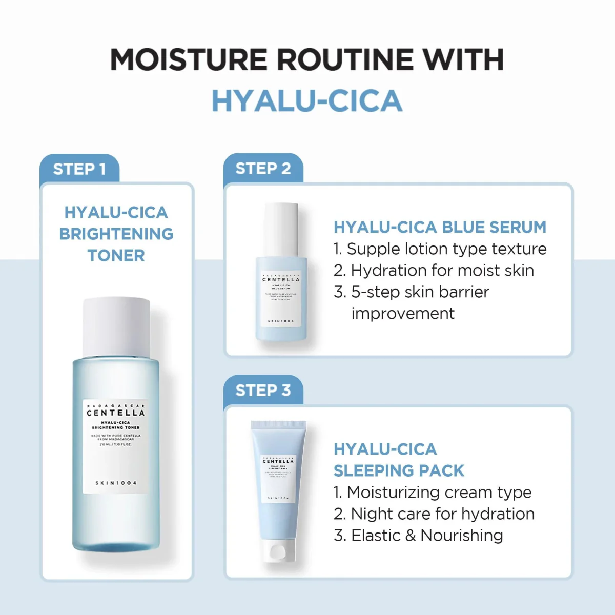 SKIN1004 Madagascar Centella Hyalu-Cica Brightening Toner 210ml - Image 5