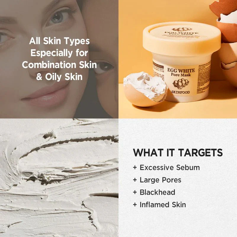 Skinfood Egg White Pore Mask 125g - Image 5
