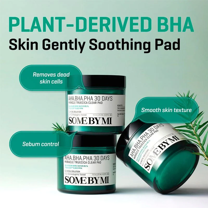 SOME BY MI AHA BHA PHA 30 Days Miracle Truecica Clear Pad 125ml / 70pads - Image 5