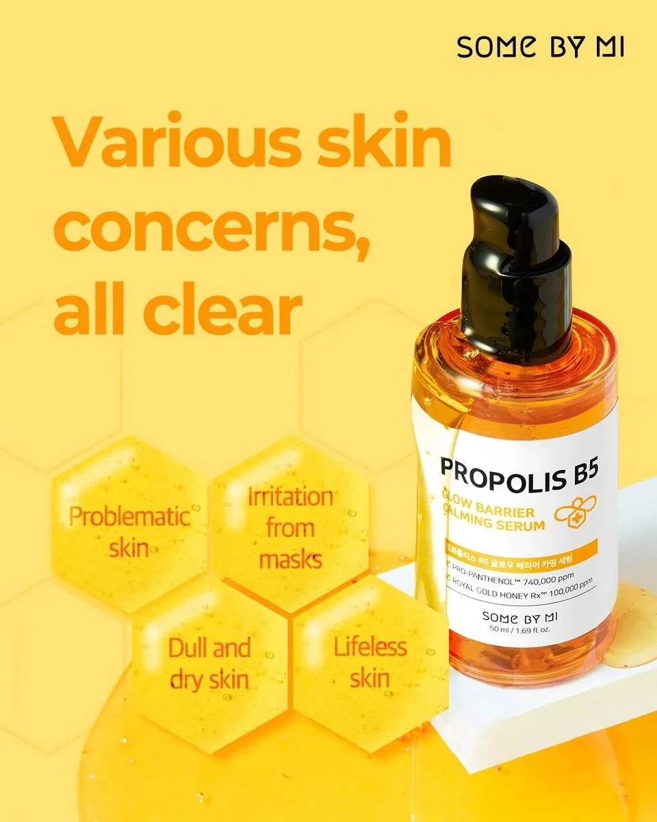 SOME BY MI Propolis B5 Glow Barrier Calming Serum 50ml - Image 5