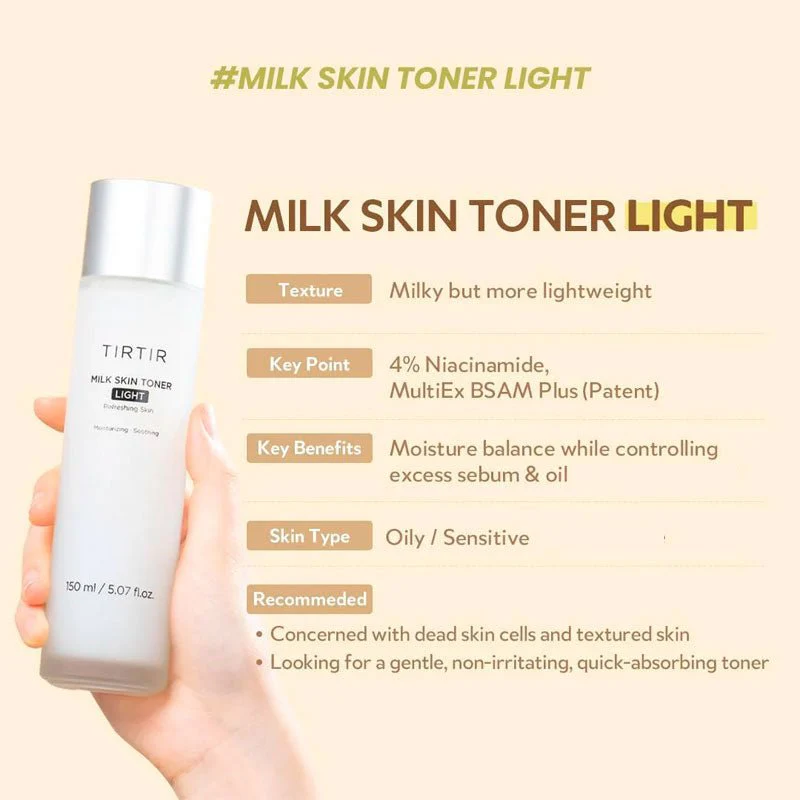TIRTIR Milk Skin Toner Light 150ml - Image 3