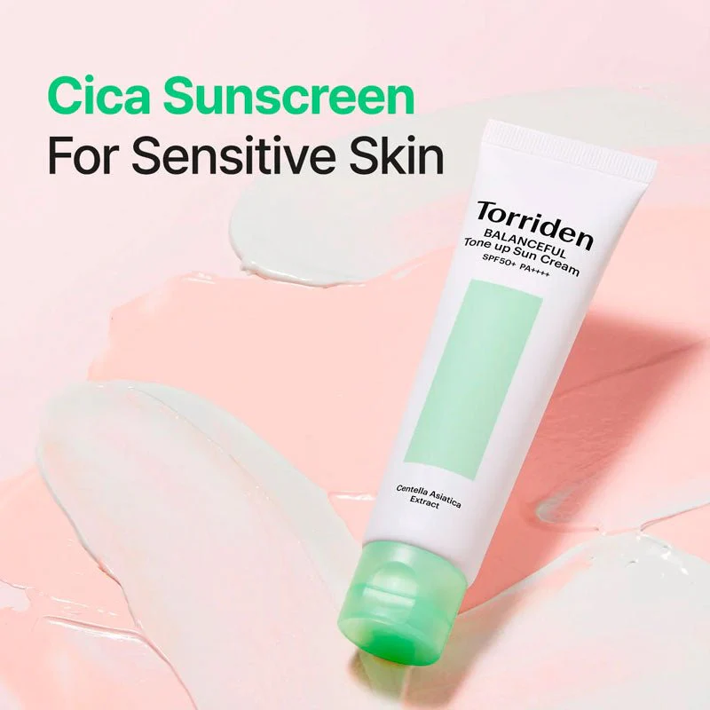 Torriden Balanceful Cica Tone-up Sun Cream SPF50+ PA++++ 60ml - Image 3