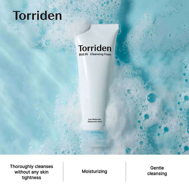 Torriden Dive-In Low Molecular Hyaluronic Acid Cleansing Foam 150ml - Image 3