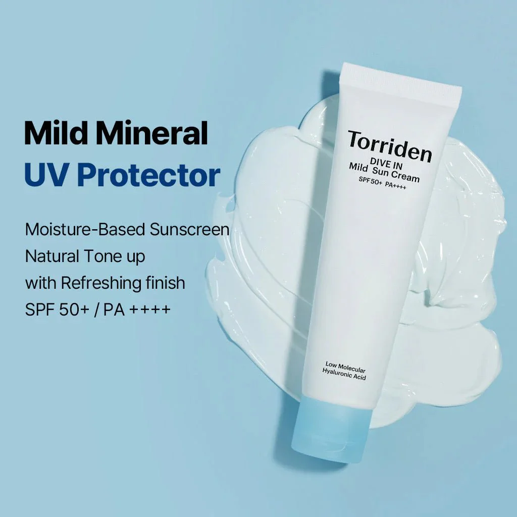 Torriden Dive-In Mild Sun Cream SPF50+ PA++++ 60ml - Image 6