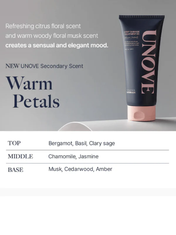 Unove Deep Damage Treatment EX 320ml - Warm Petal - Image 5
