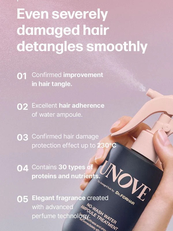 Unove No-wash Water Ampoule Treatment 200ml - Image 3