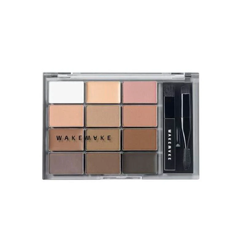 WAKEMAKE Soft Drawing Brow Palette 12g - Image 2