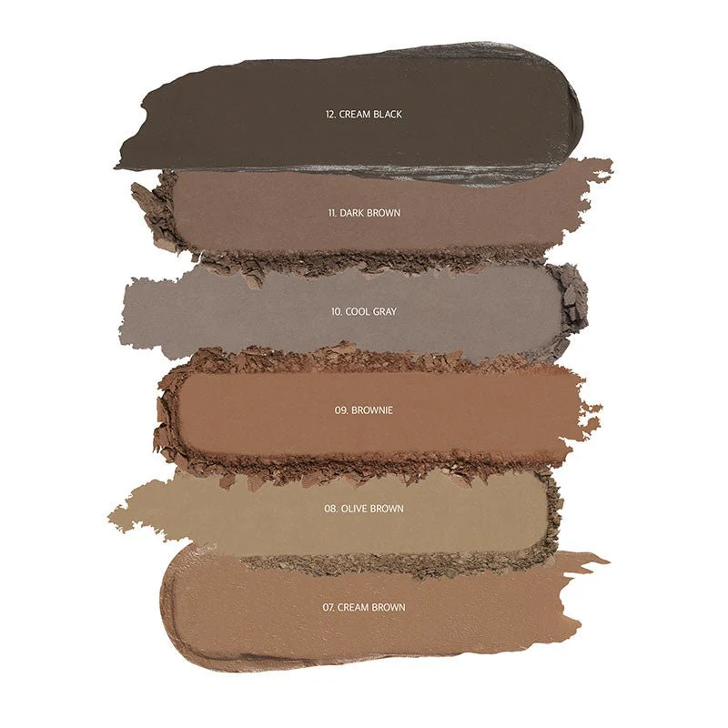 WAKEMAKE Soft Drawing Brow Palette 12g - Image 3
