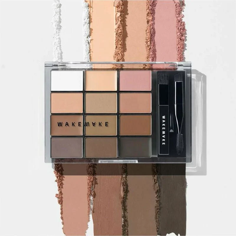 WAKEMAKE Soft Drawing Brow Palette 12g - Image 4